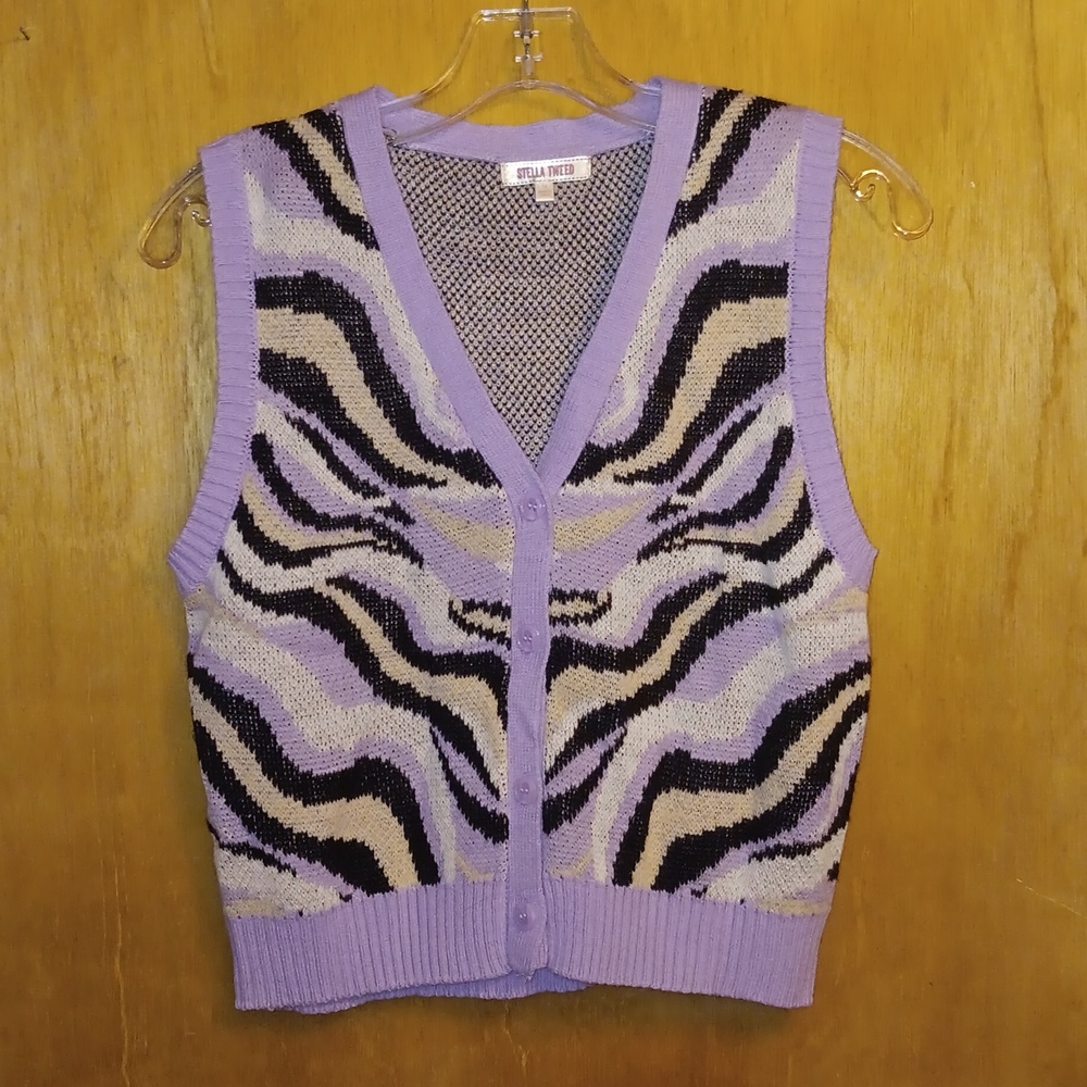 STELLA TWEED Sweater vest